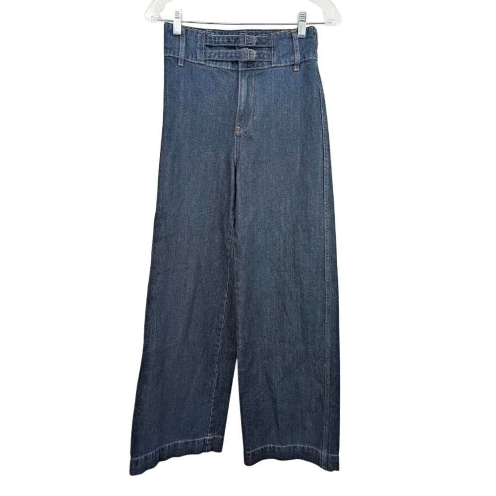 We‎ the Free Wide Leg Denim Jeans high rise Women's 24